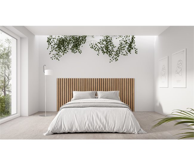 Panel de palillería 50x120cm color roble LANDRU Madera