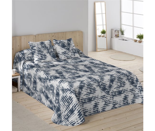 SANDAL - Colcha Bouti Estampada de Microfibra WAVES 