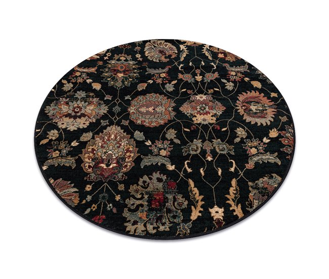 Alfombra de lana SUPERIOR circulo LATICA 200x200 Azul