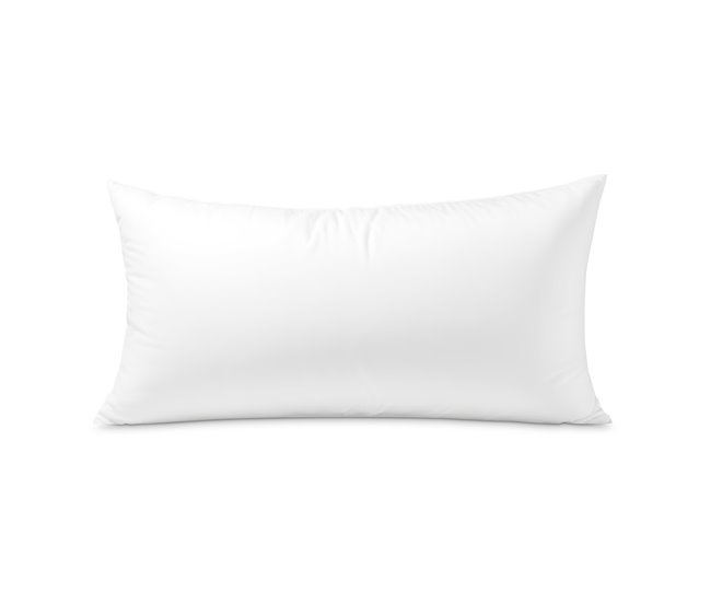 Almohada de Fibra con Tacto Sedoso 150x40 Blanco