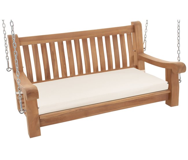 Banco de jardín - Joyce - Madera 120x70 Crema