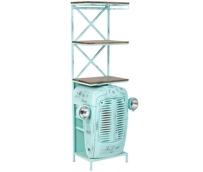 Estanteria botellero Azul