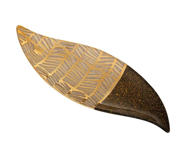 Centro de mesa de cerámica Dorado