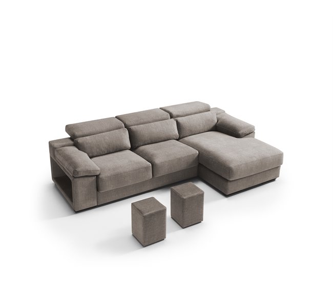 Chaise longue 4 plazas LEVON Vison