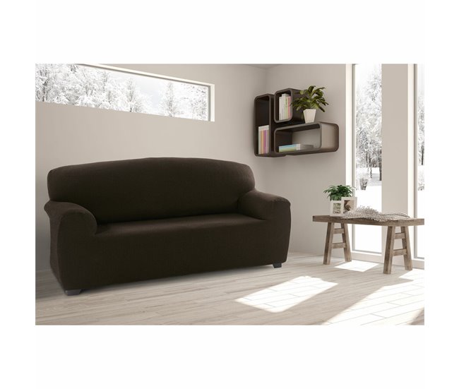 Funda para Sofá Romeo 4 plazas Marron