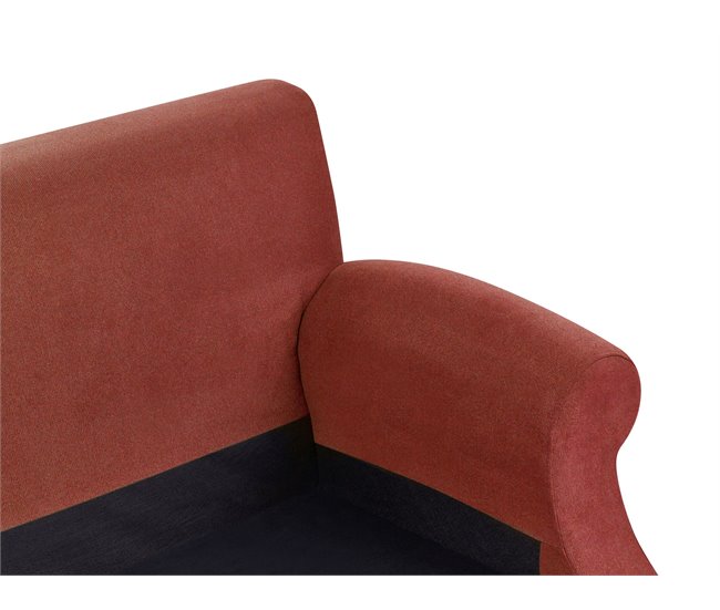 Beliani Sofá de 2 plazas Poliéster EIKE Beige