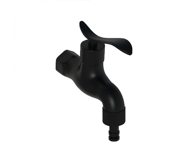 Fuente De Jardín Negra FONTANA-TRITONE-PRO-NERA Negro