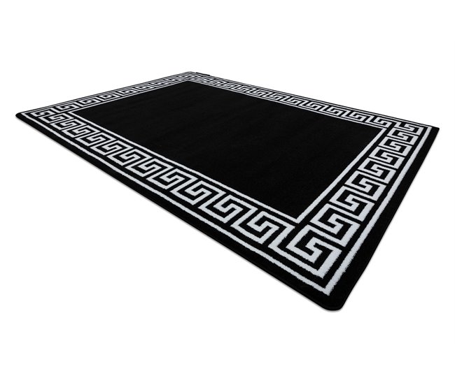 Alfombra HAMPTON Grecos 80x150 Negro