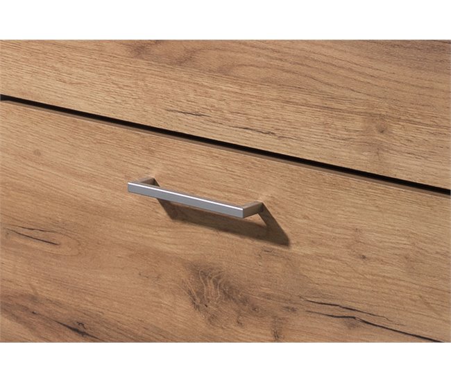 Zapatero con 3 trampones FULDA Blanco/ Madera