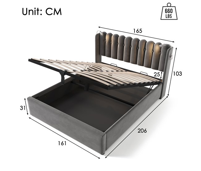 Canapés abatibles Gris