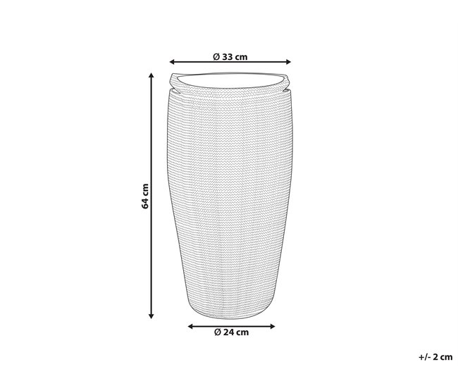 Beliani Estante de baño pequeño ARRAH Blanco