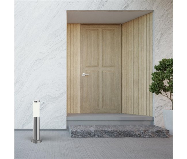 Forlight Koral (2 uds) Baliza Exterior para Jardín Plateado