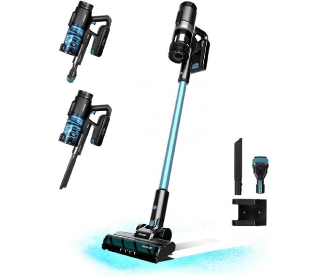 Aspirador Vertical Conga Rockstar 1500 Ray Eternal Cecotec Negro