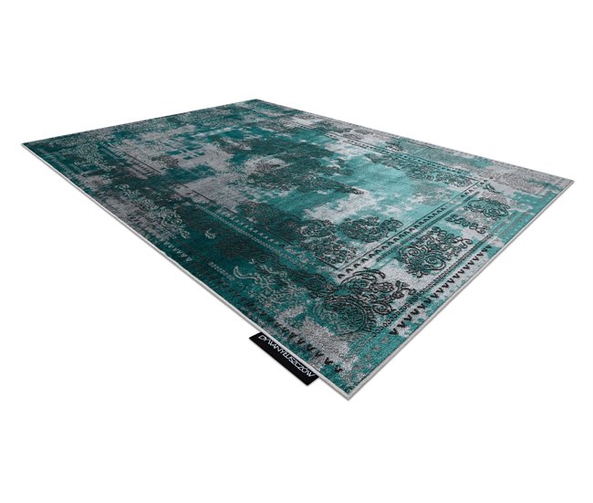 Alfombra DE LUXE moderna 6827 Abstracción, vintage - Structural 160x220 Verde
