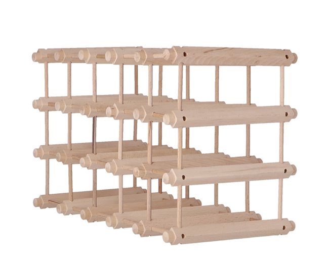 Botellero de haya Natural