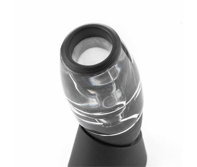 Aireador de Vino con Filtro, Soporte y Funda Transparente