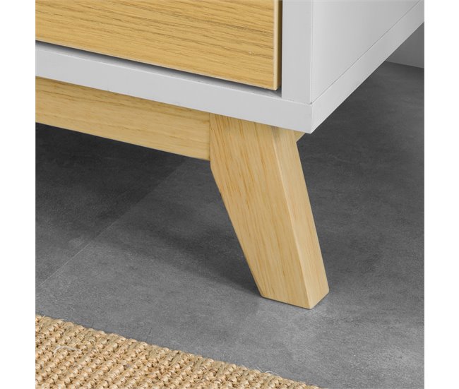 Banco Zapatero con 2 cajones y 1 Puerta FSR92-W SoBuy Blanco