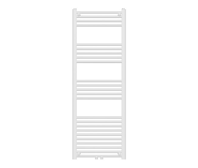 Radiador toallero mural Voss 570 W 24 tubos acero Blanco