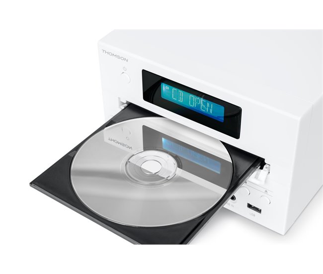 Microcadena Bluetooth Thomson Blanco/ Madera