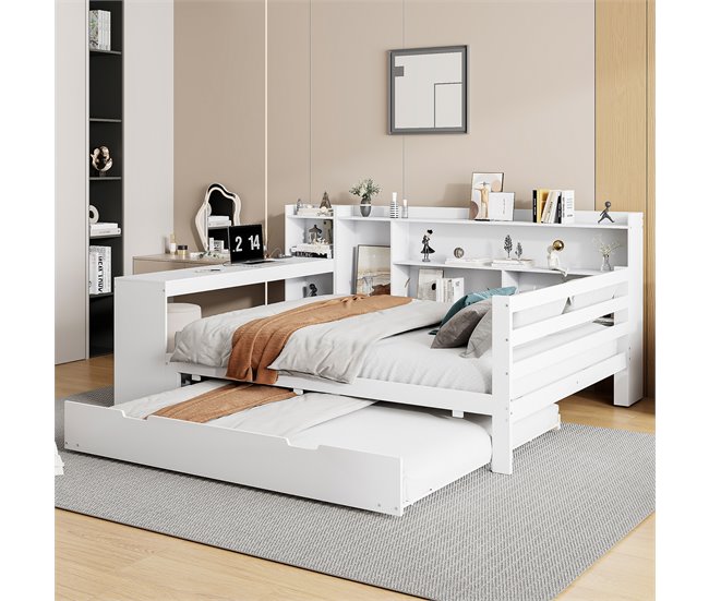 Camas nido 165x245 Blanco