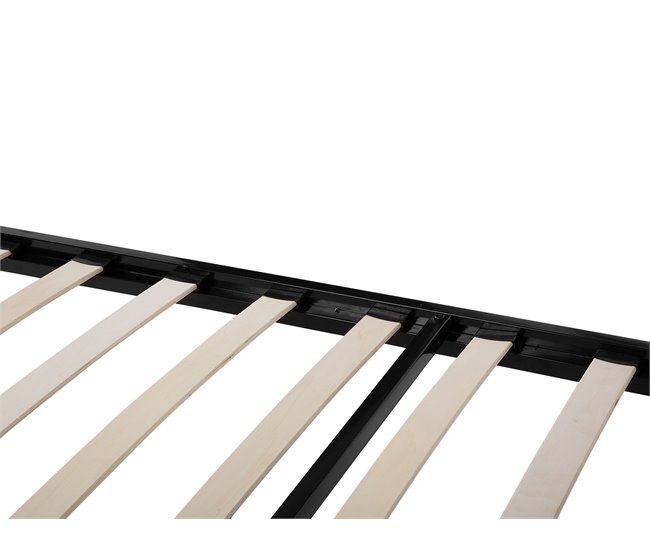 Beliani Cama Acero CUSSET 147x209 Blanco