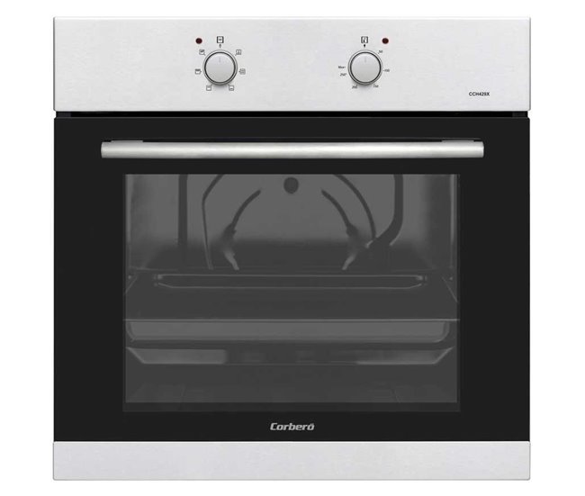 Conjunto Vitrocerámica + Horno Convencional CORBERÓ Negro/ Inox