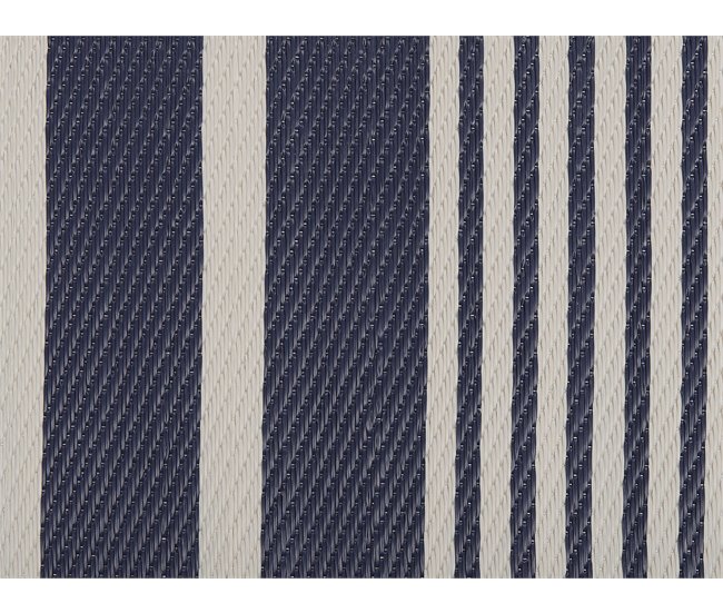 Beliani Alfombra de exterior HALDIA 120x180 Azul