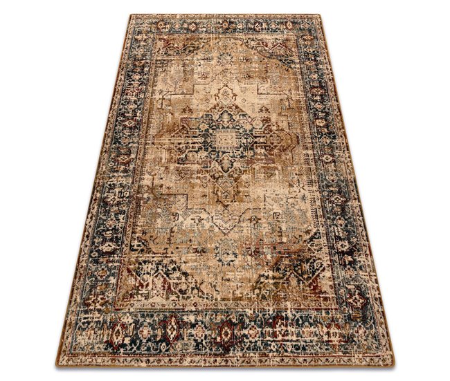 Alfombra de lana POLONIA KALAR 170x235 Marron
