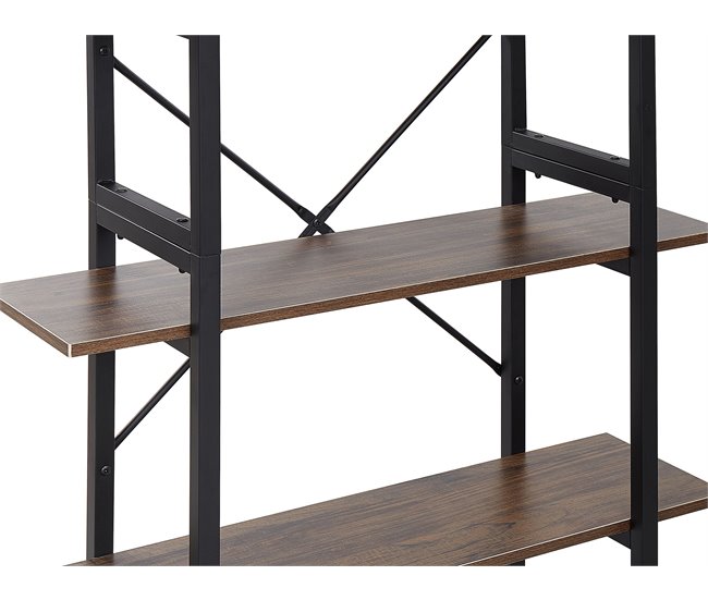 Beliani Estante para libros DARBY Marron