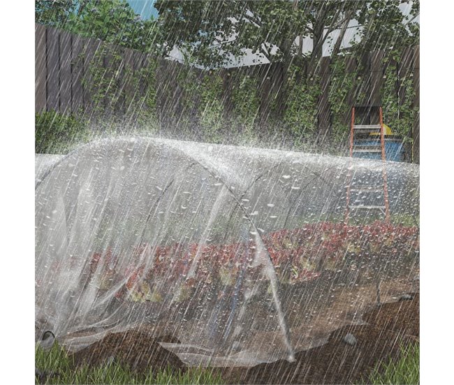 Cubierta de Invernadero Polipropileno Outsunny Transparente