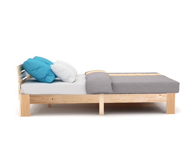 Camas de matrimonio 144x210 Natural