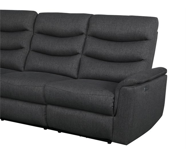 Chaise loungue relax FAMILY eléctrico Antracita