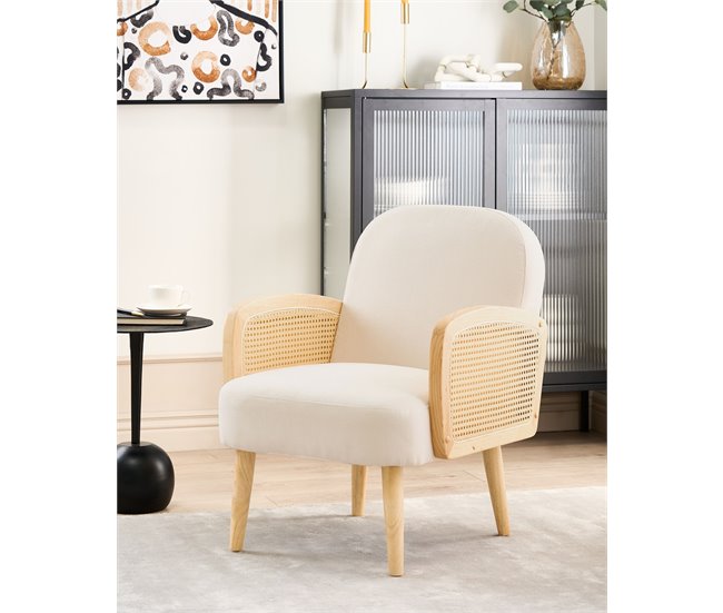 Beliani Sillón DVENBERG Beige
