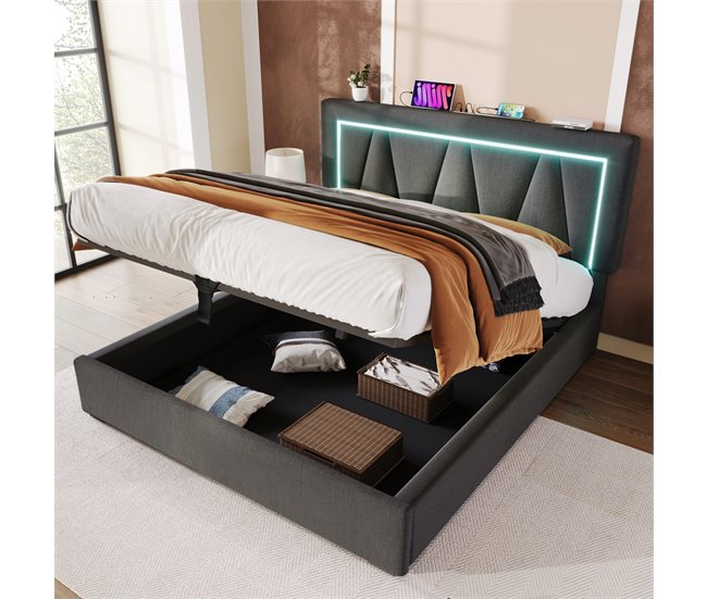 Canapés abatibles Gris