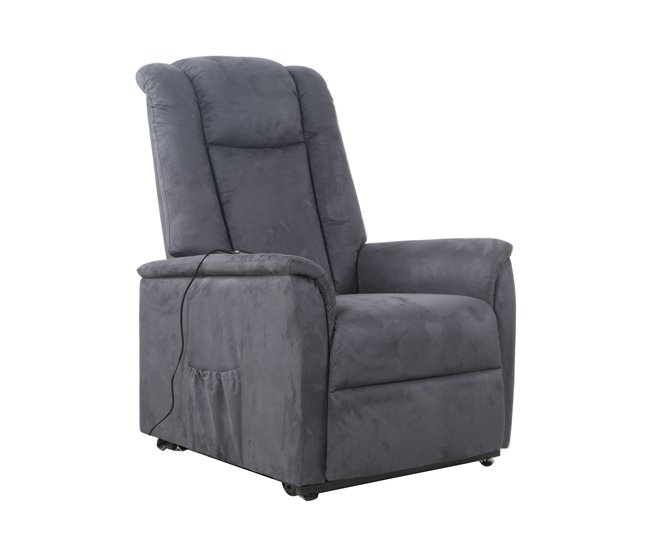 Sillón relax eléctrico microfibra MAX Gris