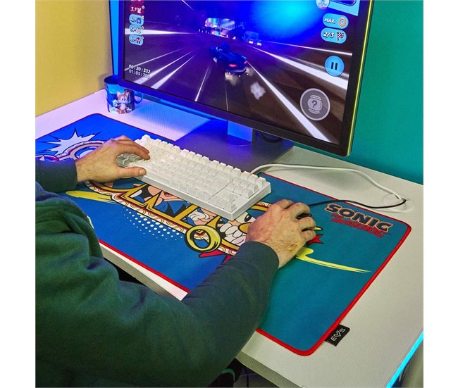 Alfombrilla Gaming ESG Sonic Classic Multicolor