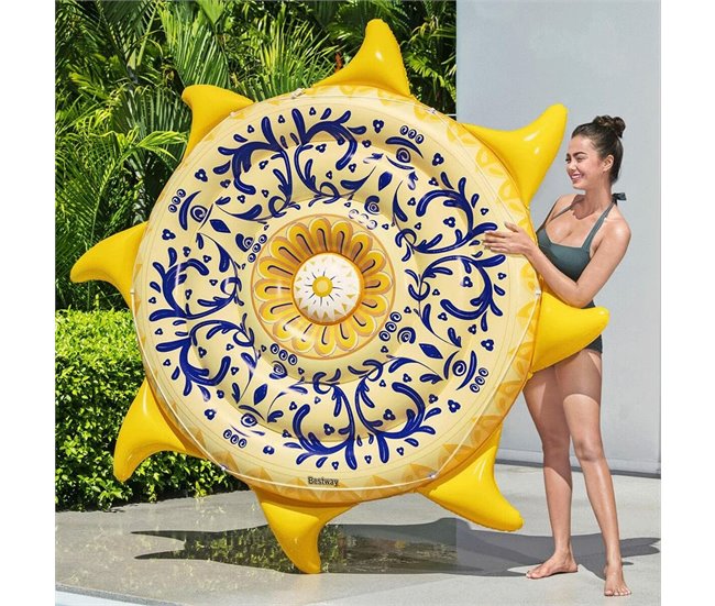 Isla Hinchable Amarillo
