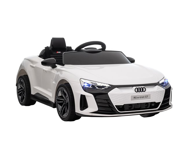 Coche Eléctrico Infantil PP, Metal HOMCOM Blanco