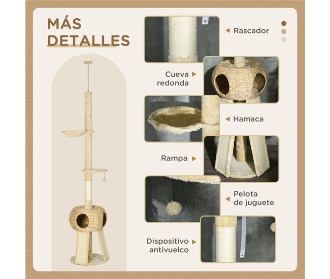 Árbol para Gatos Crudo