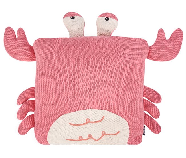 Beliani Cojín decorativo JARGALLI Rosa