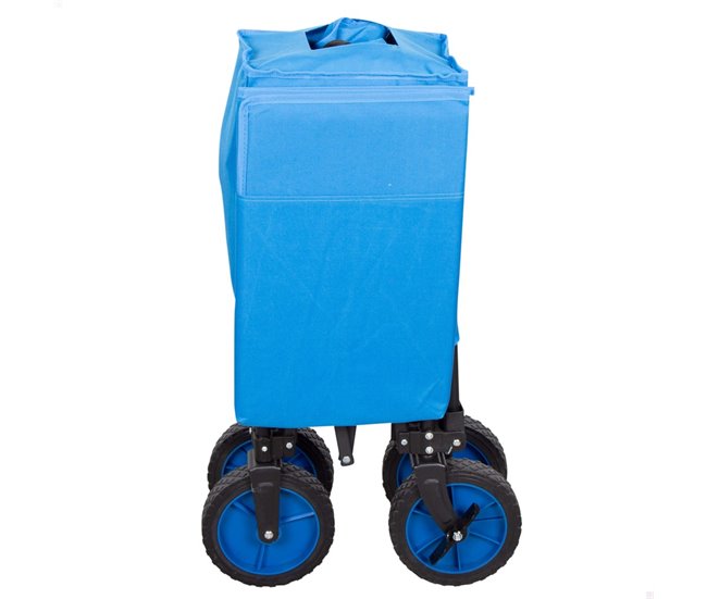 Aktive Carro playa plegable Azul