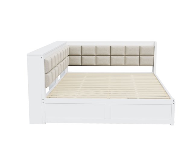 Camas de matrimonio 153x212 Blanco