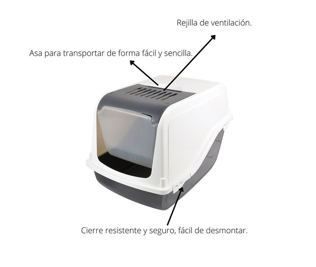 Acomoda Textil – Arenero para Gatos Desmontable y Transpirable. Amarillo