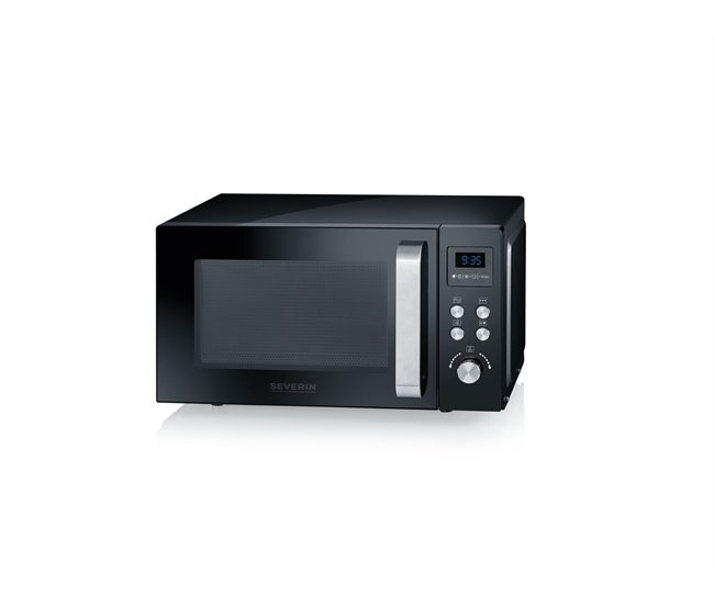 Microondas con Grill y Convección de 25 L SEVERIN, MW 7752, 900 W Negro