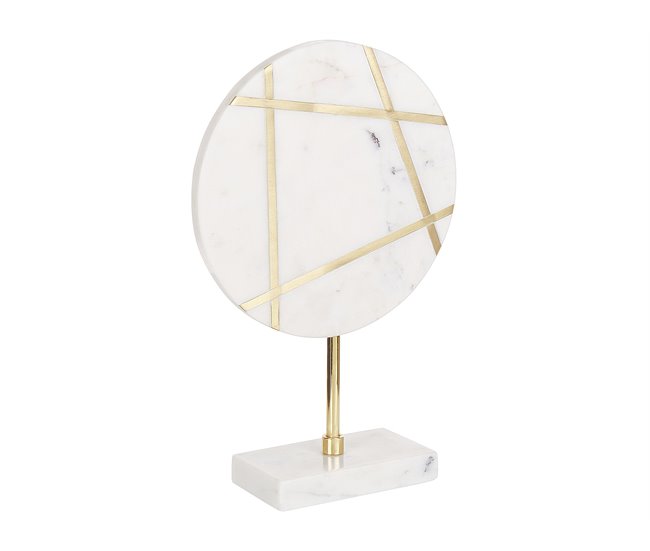 Beliani Figura decorativa RETHIMNO Blanco