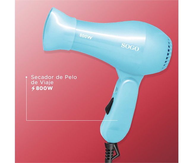 SOGO SECADOR PLEGABLE+CONCENTR.- AZUL Azul