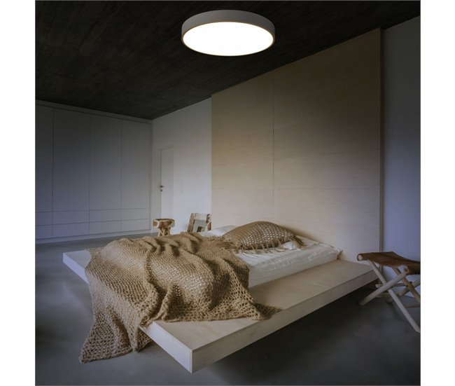 FORLIGHT Stac - Plafón de Techo LED 60cm para Exterior con Luz Blanco