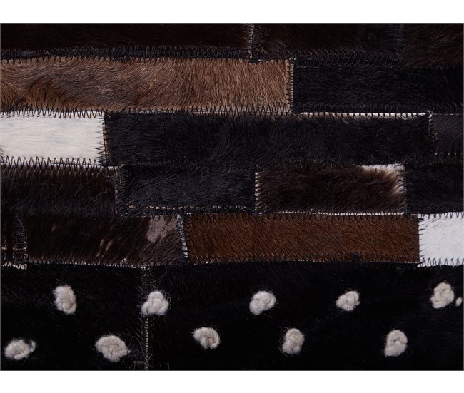 Beliani Alfombra de pelo corto AKSEKI 160x230 Marron