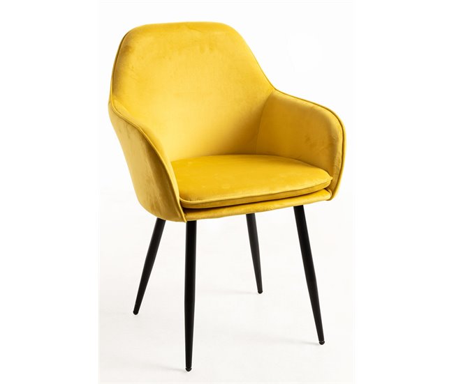 Silla Chic Black Amarillo