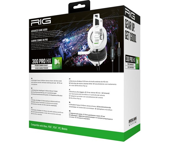 Auriculares RIG 300 PRO HX Blanco
